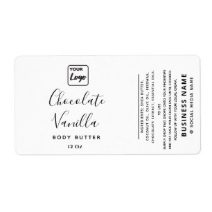 Étiquette Typographie professionnelle noir blanc logo produi