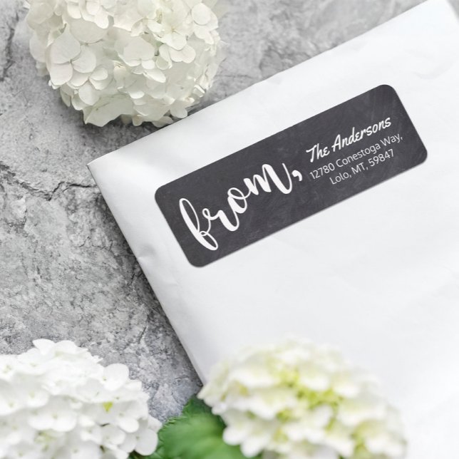 Étiquette Typographie simple moderne Script de calligraphie (Créateur téléchargé)