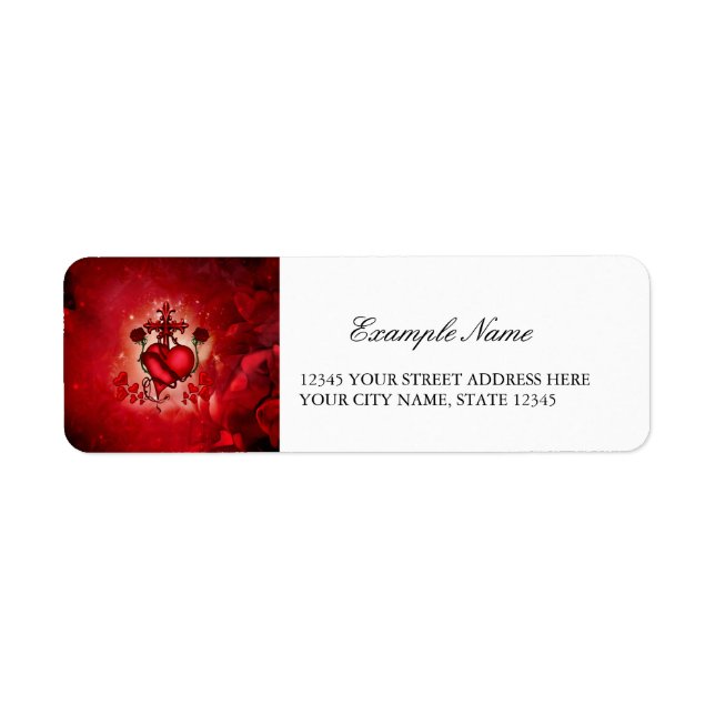 Étiquette Un coeur merveilleux (Devant)