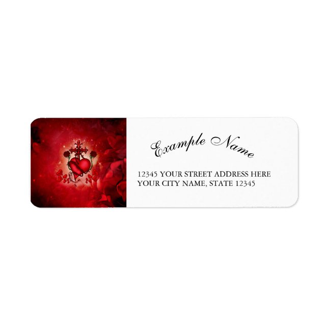 Étiquette Un coeur merveilleux (Devant)