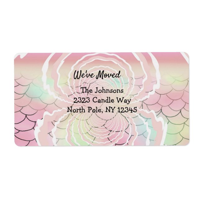 Étiquette Under the Sea New Address (Devant)