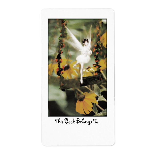 Étiquette Une aile dans la plaque de jardin (Devant)