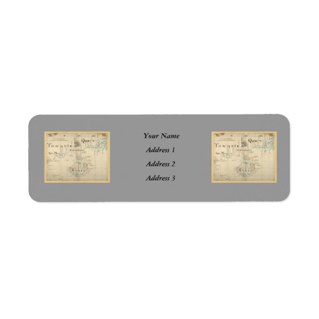 Étiquette Une Authentique Carte Pirate De 1690 (Devant)