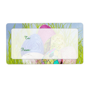 Étiquette Une demi-douzaine d'oeufs de Pâques