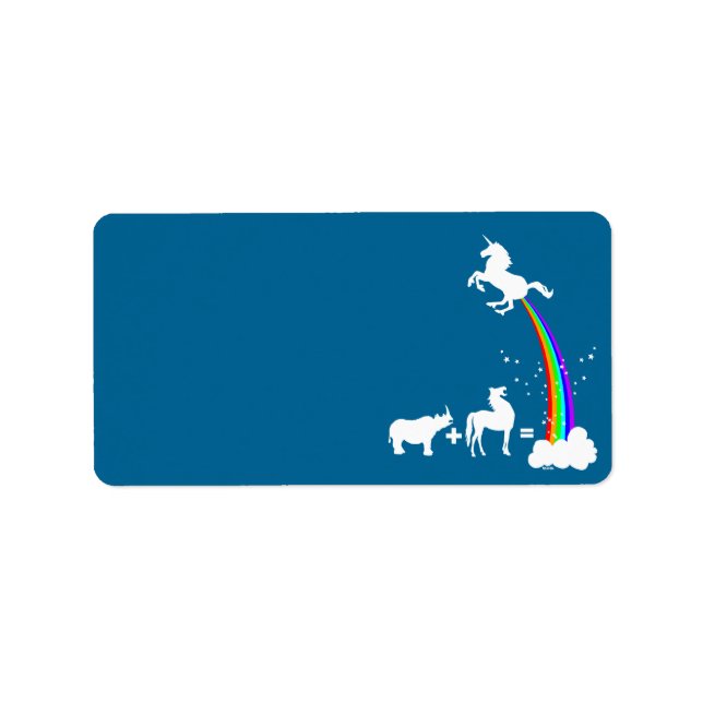 Étiquette Unicorn origin (Devant)