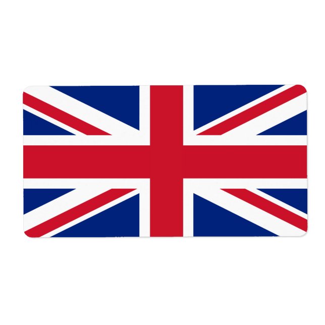 Étiquette Union Jack (Devant)