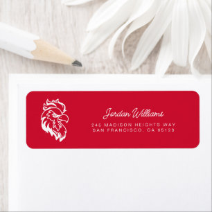 Étiquette Université d'État de Jacksonville Gamecocks Red ga