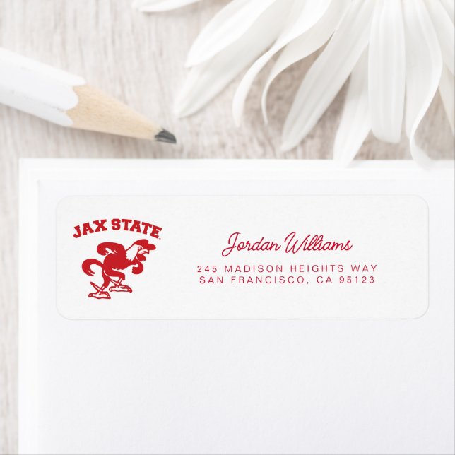 Étiquette Université d'État de Jacksonville JAX State Gameco (En situation)