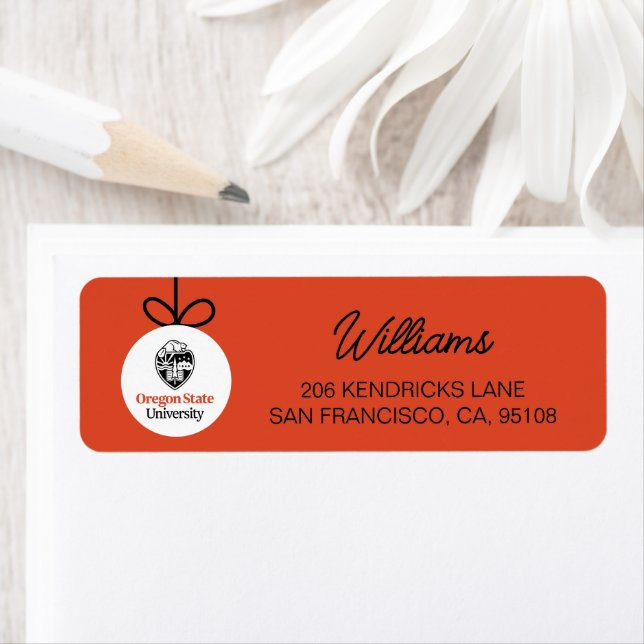 Étiquette Université d'État de l'Oregon (En situation)