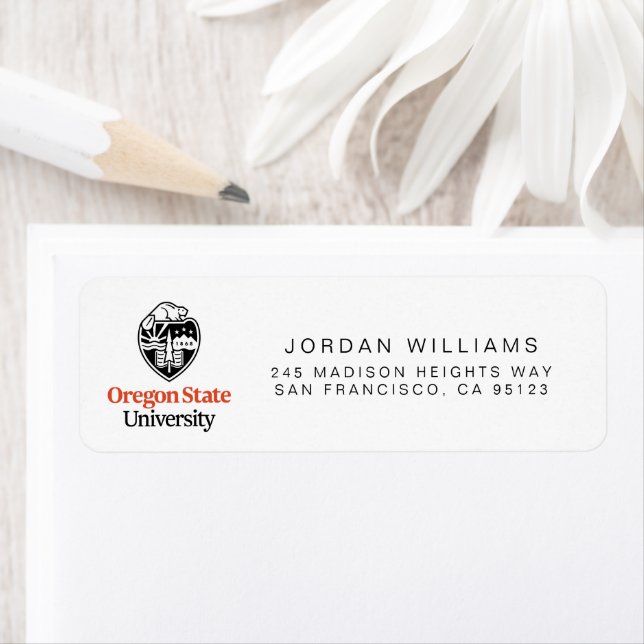 Étiquette Université d'État de l'Oregon (En situation)