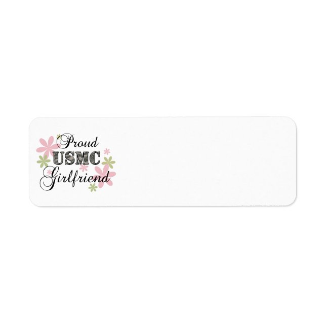 Étiquette USMC Girlfriend (Devant)