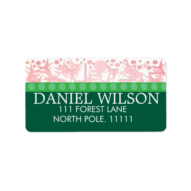 ÉTIQUETTE VACANCES ART DÉCO (Devant)