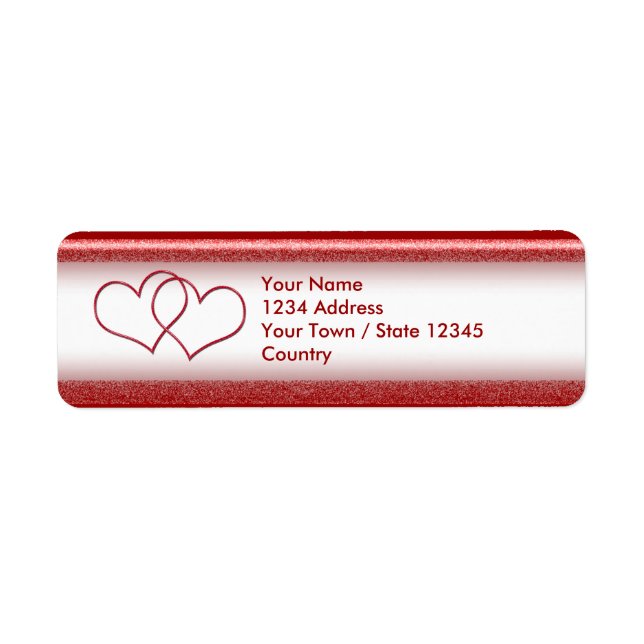 Étiquette Valentine #1 (Devant)