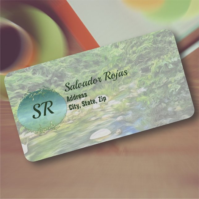 Étiquette Vallarta River South 0366 Adresse (Créateur téléchargé)