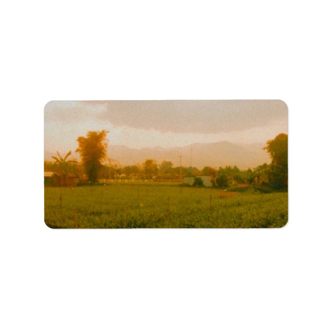 Étiquette Vang Vieng - Laos (Devant)