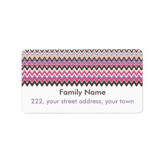 Étiquette Vave Chevron Bold