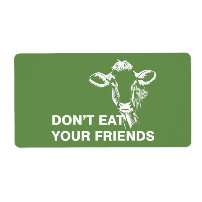 Étiquette Veganisme (Devant)