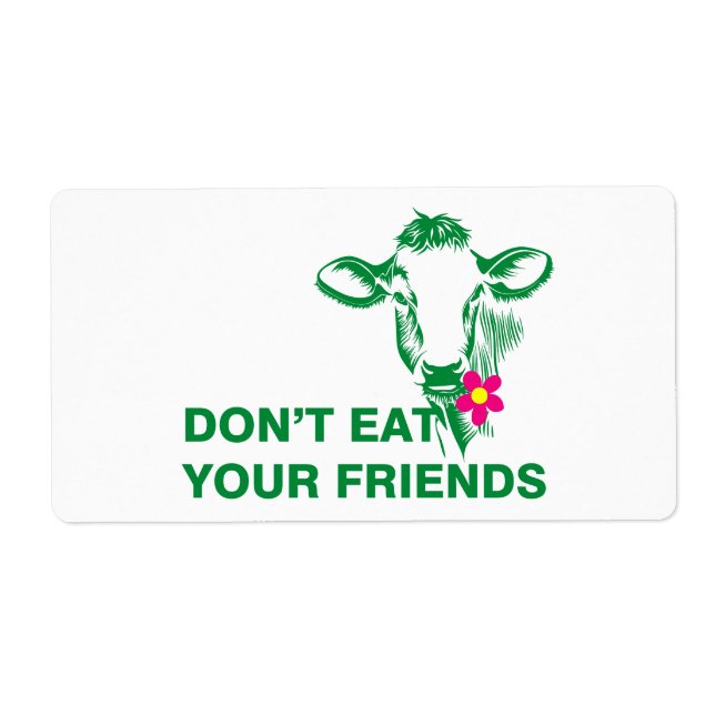 Étiquette Veganisme (Devant)