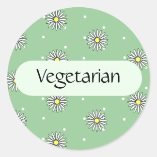 Étiquette végétarien pour les buffets et les pique