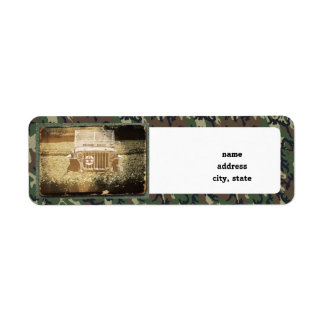 Étiquette Véhicule militaire