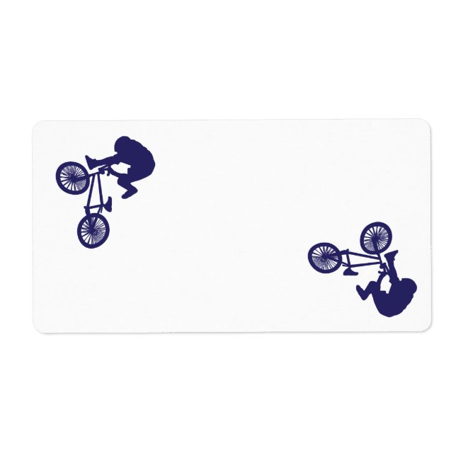 Étiquette Vélo BMX (Devant)