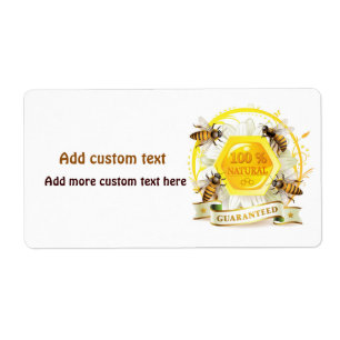 Étiquette Vendeur de miel Apiariste apiculteur