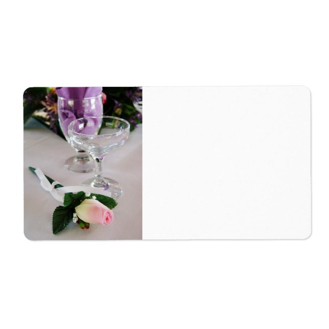 Étiquette Verre mariage (Devant)