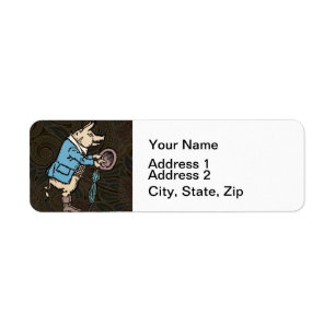 Étiquette Veste de porc Piggy mignonne Formelle Antique