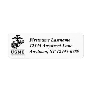 Étiquette Vétéran de l'USMC Afghanistan