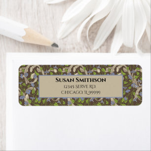 Étiquette Victorian Vintage Ivy Vines Wedding Return Address