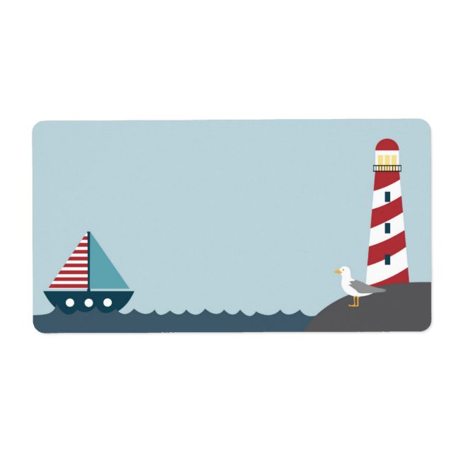 Étiquette vide nautique (Devant)