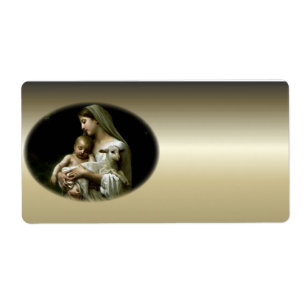 Étiquette Vierge Marie béni - mère de Dieu