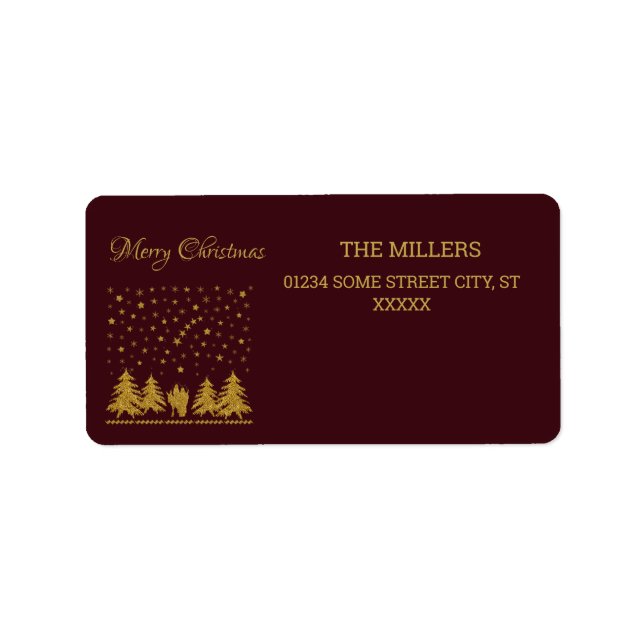 Étiquette Vierge religieuse de Noël Marie, Saint Joseph, Jés (Devant)