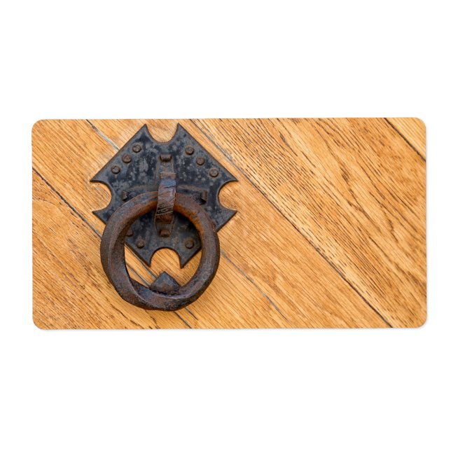Étiquette Vieux frappeur de porte (Devant)