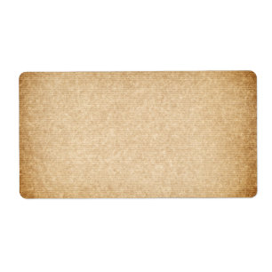 Étiquette Vieux papier d'emballage avec des rayures pour