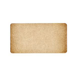 Étiquette Vieux papier d'emballage avec des rayures pour