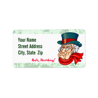Étiquette Vieux Scrooge