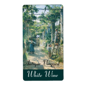 ÉTIQUETTE VIEUX VIGNOBLE VIGNOBLE RÉCOLTE VIN FÊTE DE DÉGUST