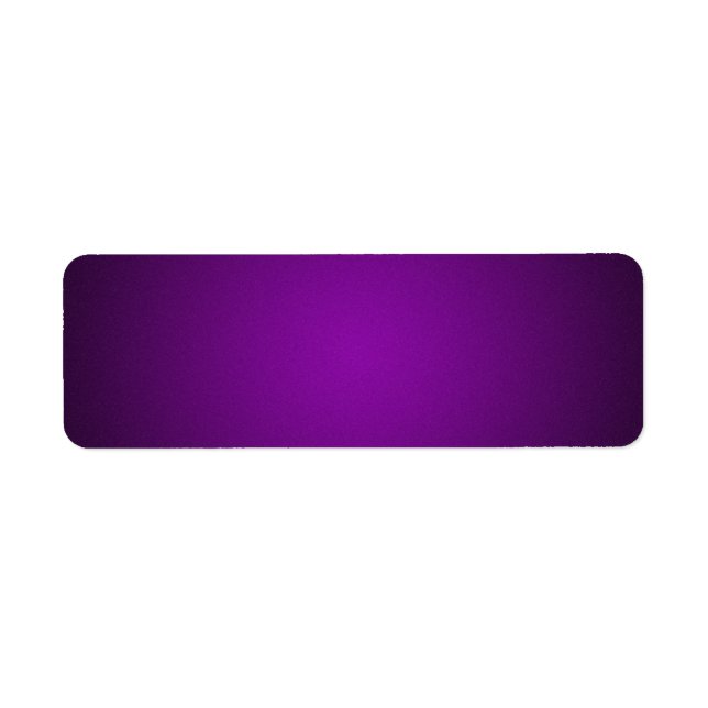 Étiquette Vignette granuleuse violet-noir tendance (Devant)