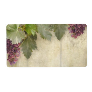 Étiquette Vignoble rustique viticole Mariage de automne