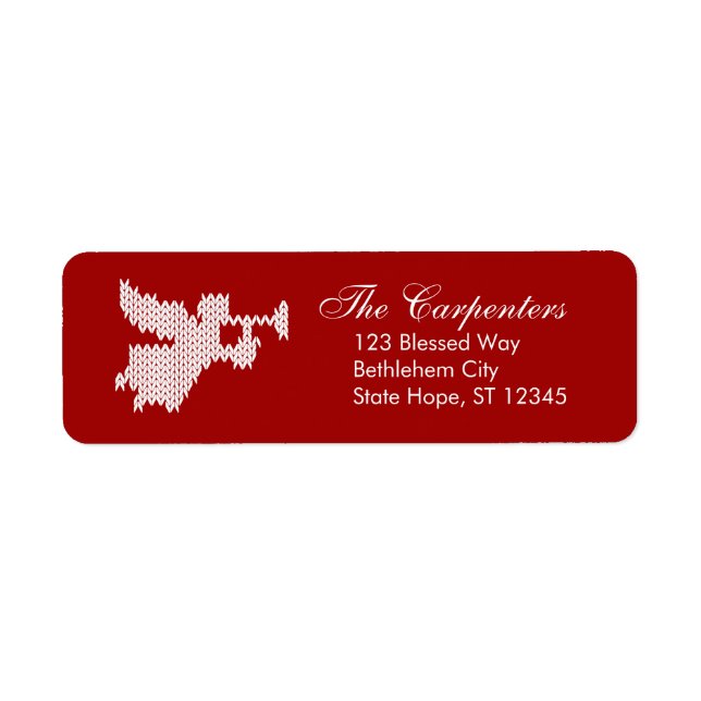 Étiquette Vilain Sweater Angel chrétien Religieux (Devant)