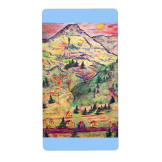 Étiquette ville de colorado