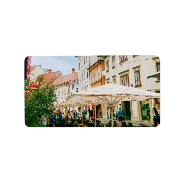 Étiquette Ville de Ljubljana (Devant)