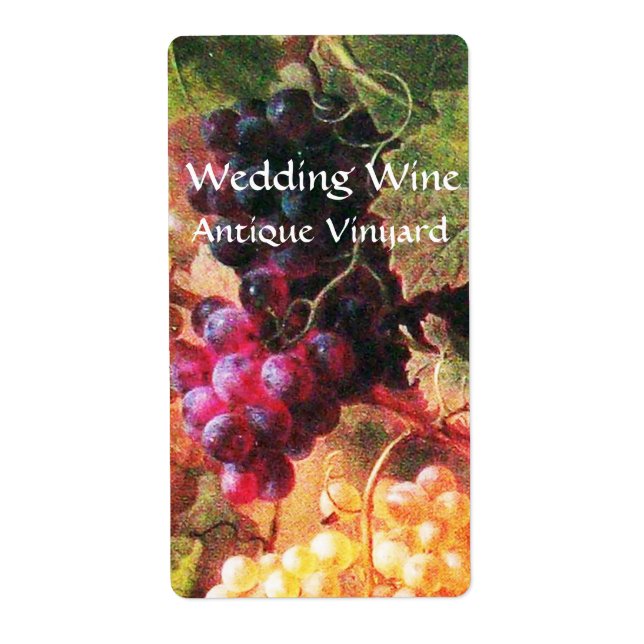 ÉTIQUETTE VILLE DE VIN VIGNOBLE VIN VIGNOBLE FÊTE DE DÉGUSTA (Devant)