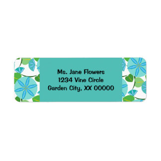 Étiquette Vin de floraison Abstrait Rétro