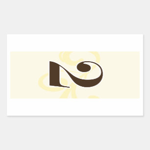 Étiquette Vin Numéro de tableau Stickers 2