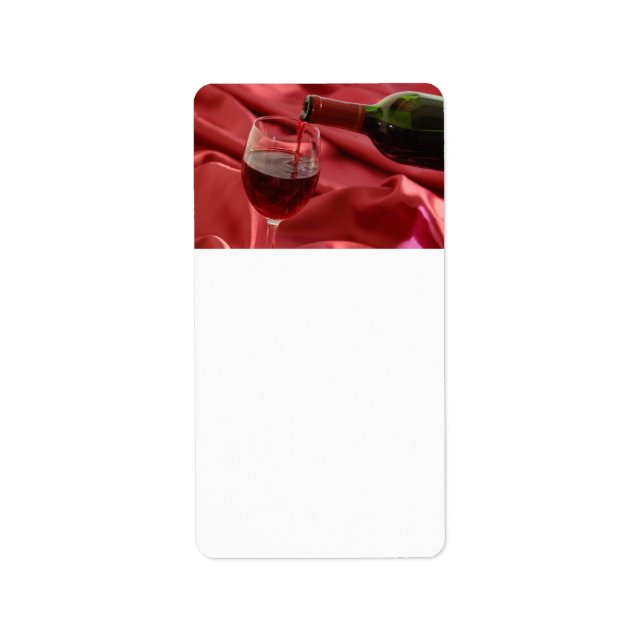 Étiquette Vin rouge (Devant)