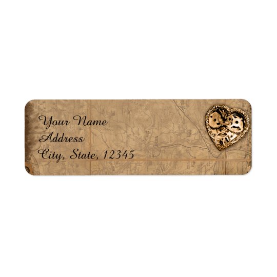 Étiquette vintage de mariage de jeune mariée de