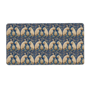 Étiquette Vintage Espagnol Carrelage Animal Rabat Tortue Ble