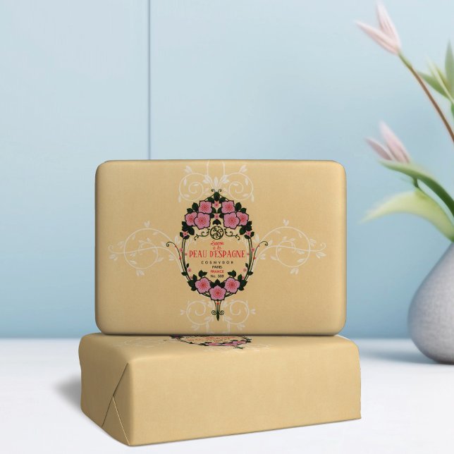 Étiquette vintage français de savon (Créateur téléchargé)